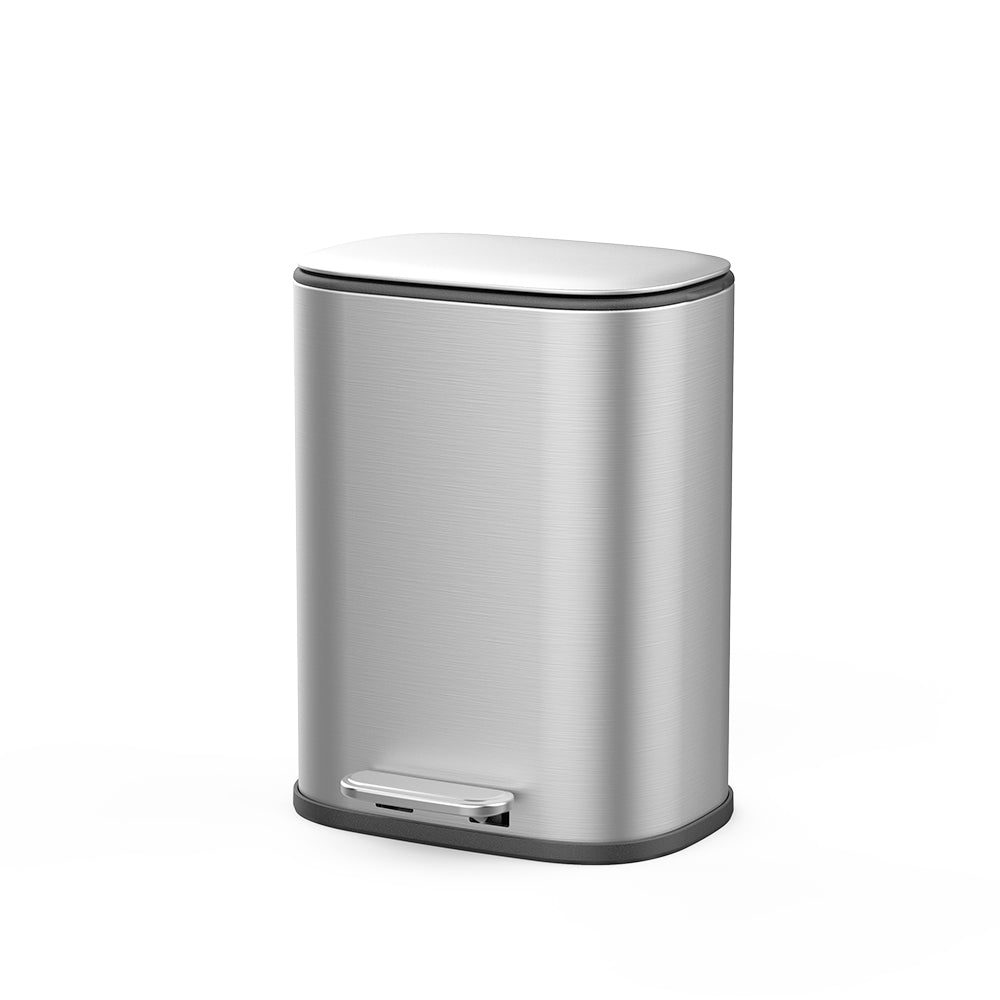 BinMax 1.3 Gallon Garbage Bin Silent Close Fingerprint-Resistant Stainless Steel Trash Can